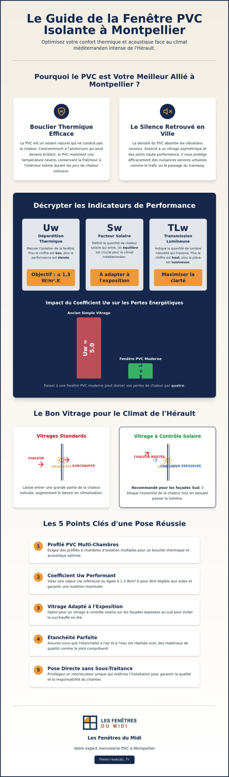 Fenêtre PVC isolante à Montpellier : votre checklist confort et énergie